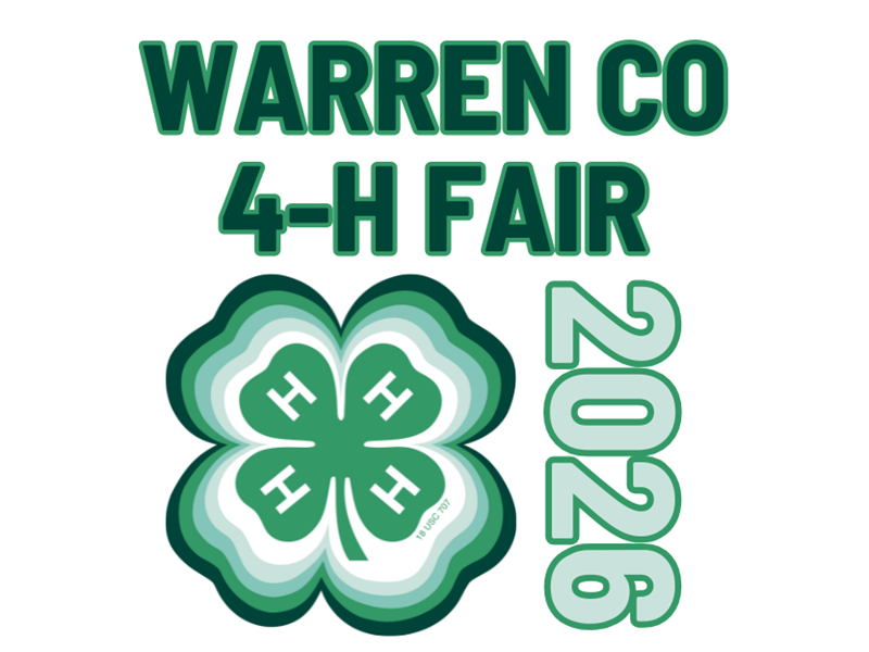Logo for 2026 Warren County 4-H Fair